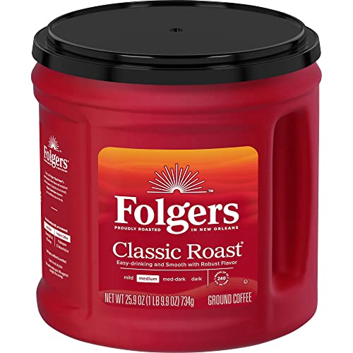Folgers Classic Roast Coffee, 30.5-Oz Can