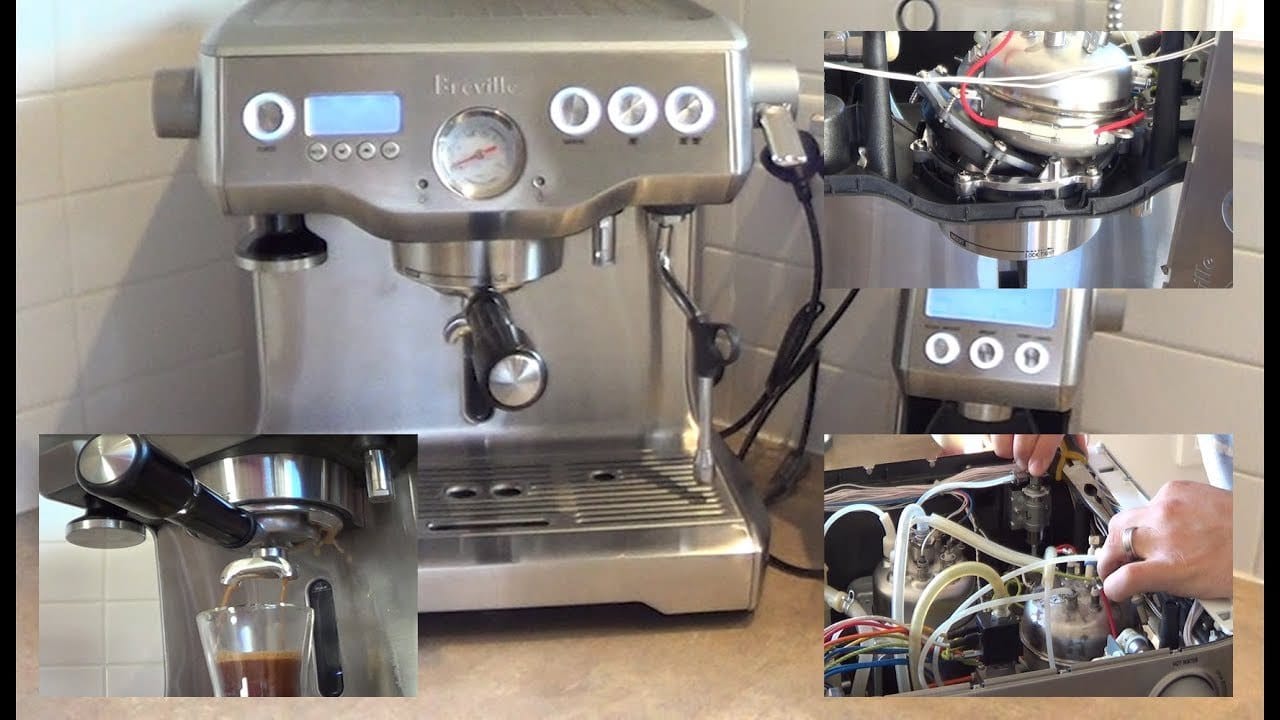 Breville espresso machine leaking water from bottom